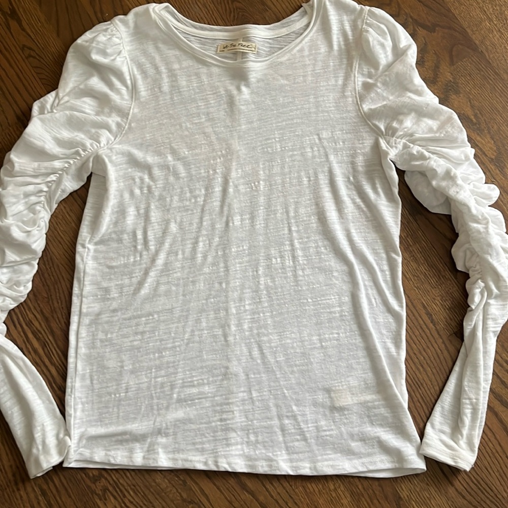 Free People Long Sleeve With Scrunched Sleeves